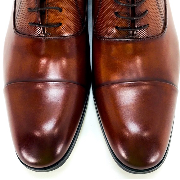 Steve Madden Private Lace-Up Men's Leather Oxfords - Picture 7 of 16